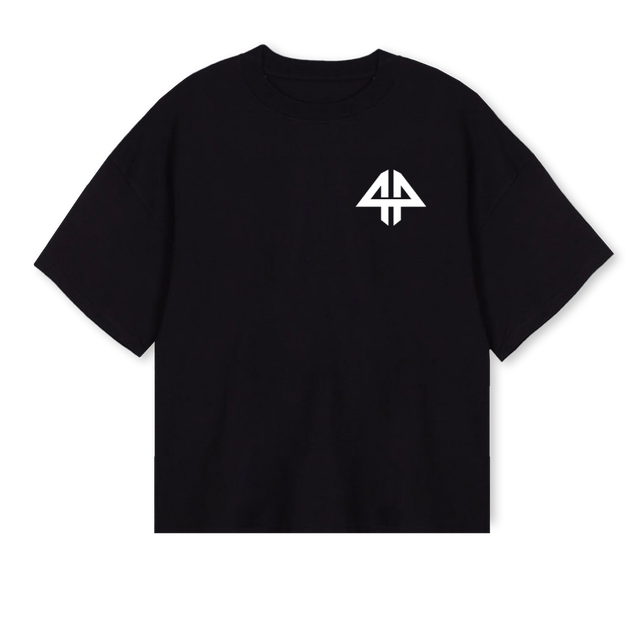 FFMONOGRAM Black Oversized Boxy Tee.