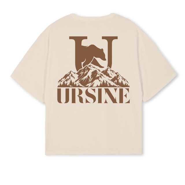 MOULOGO Natural Oversized Boxy Tee.