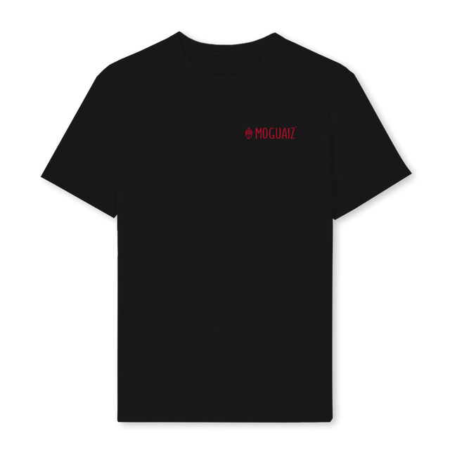 MOGUAIZ Black Regular Tee.