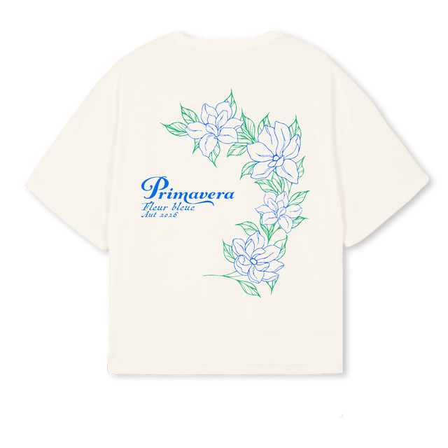 FBT Vintage White Oversized Boxy Tee.