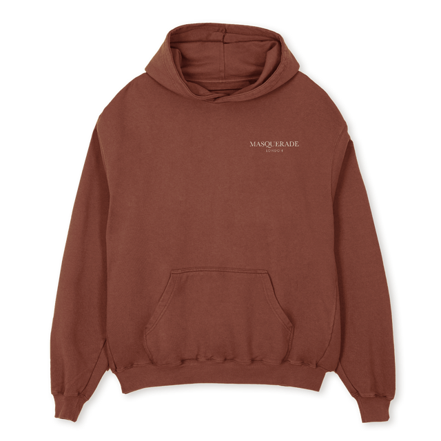 WINTR ANT Vintage Brown Oversized Hoodie.