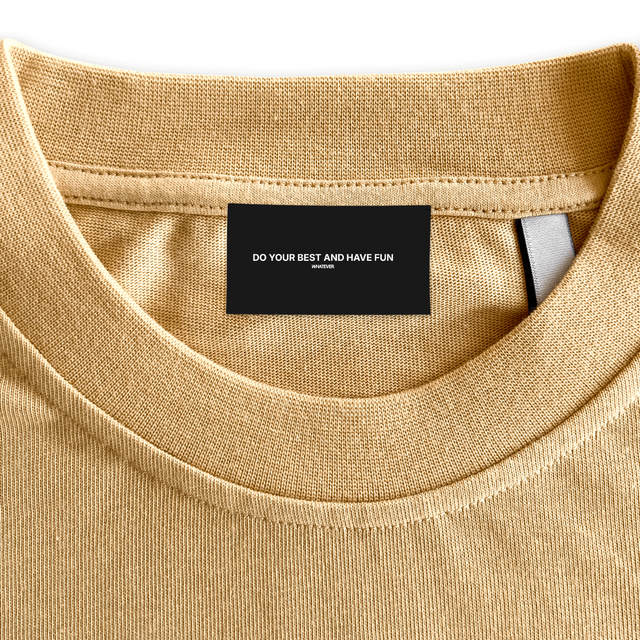 WHATEVERDEPT Custom Neck Label.