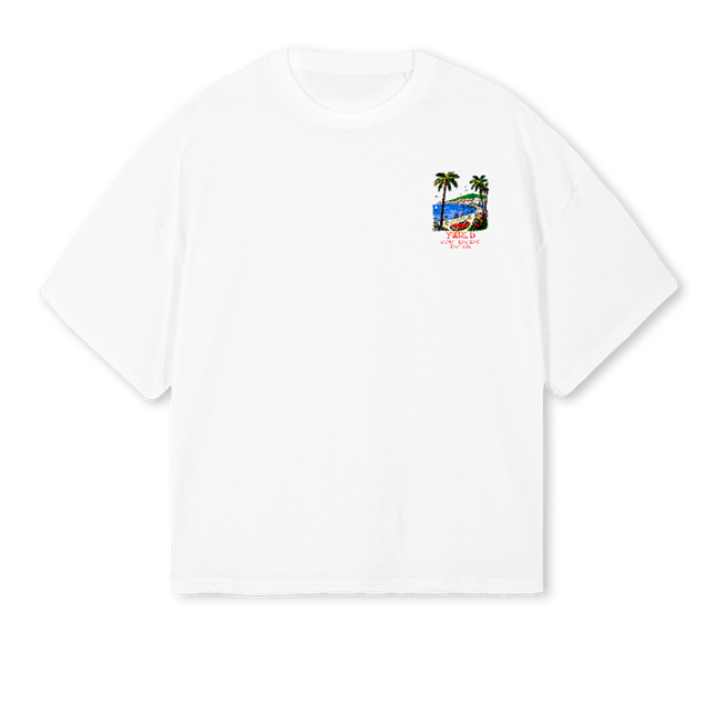 MSP White Oversized Boxy Tee.