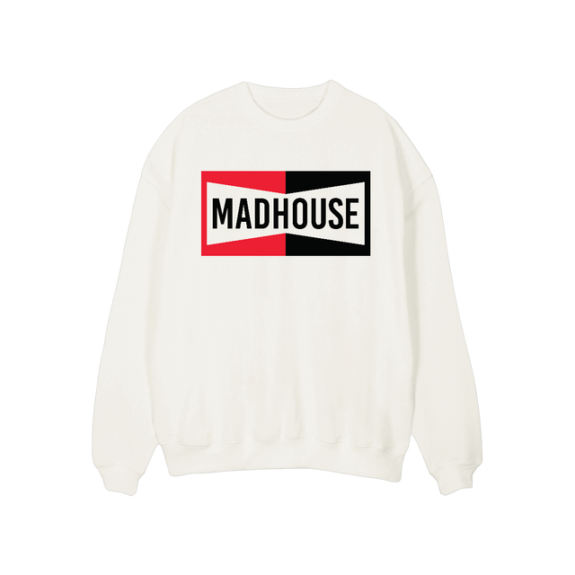 MEDHOUSE Vintage White Regular Crewneck Sweater.