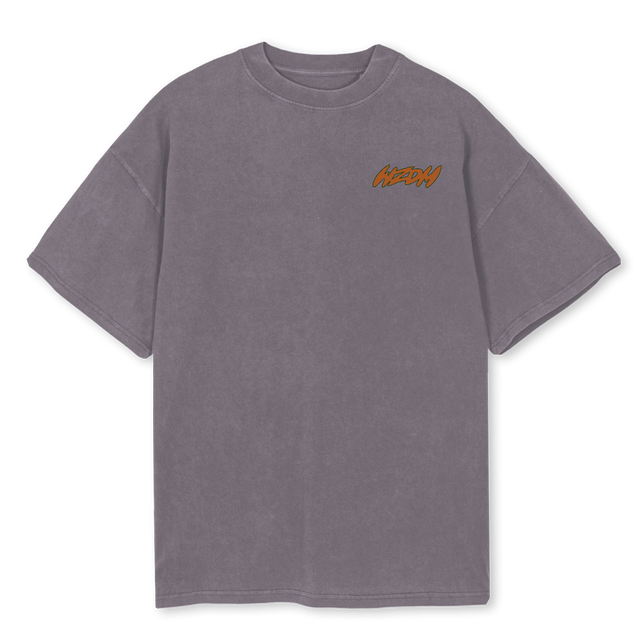 BILLYHILLSGREY Pigment Grey Oversized Tee.