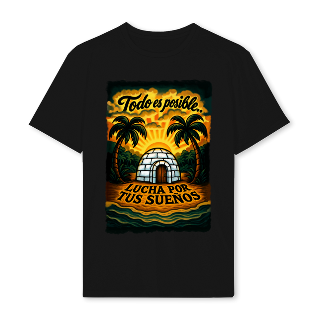 TODO ES POSIBLE Black Regular Tee.