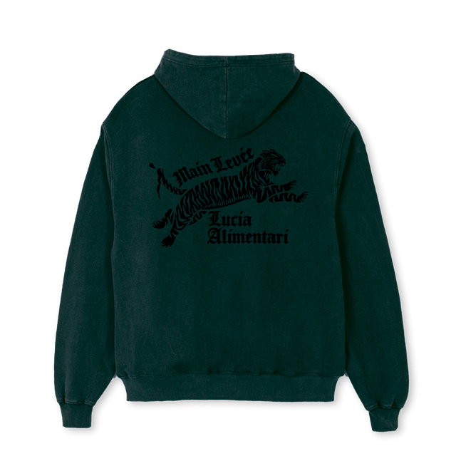 LUCIATIGERHOODIE Wild Green Oversized Hoodie.