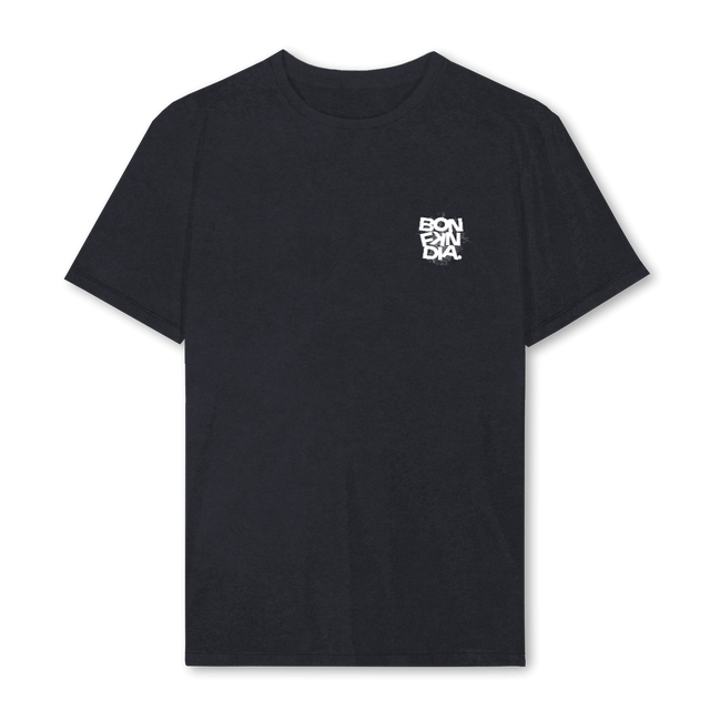 BONFKNDIA Vintage Black Regular Tee.