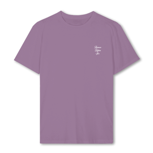 TSRT PRINT FRONT PPL Purple Regular Tee.