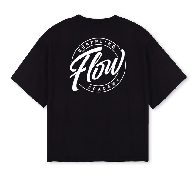 FGA PLAIN Black Oversized Boxy Tee.