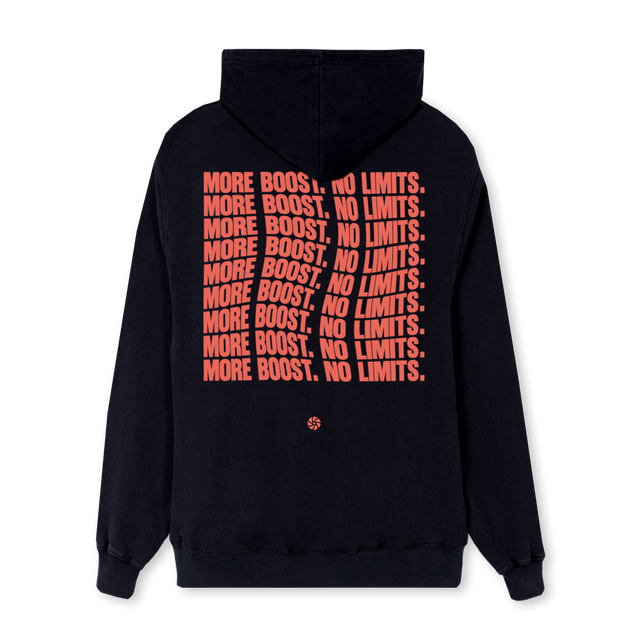 MOREBOOST BAVARIA Black Regular Hoodie.
