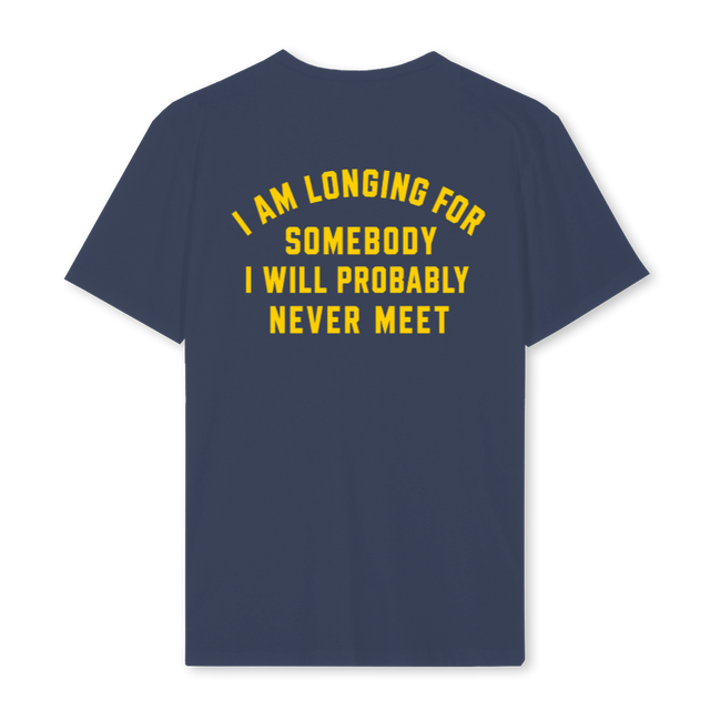 SUADADE Navy Blue Regular Tee.