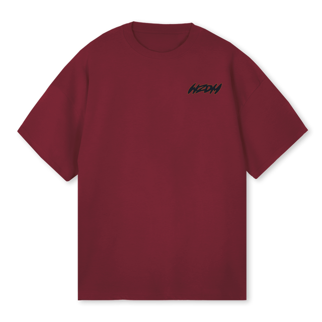 OPHIUCHUSBURGUNDY Burgundy Oversized Tee.