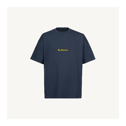 Gold BYOP OT Navy Blue Oversized Tee.