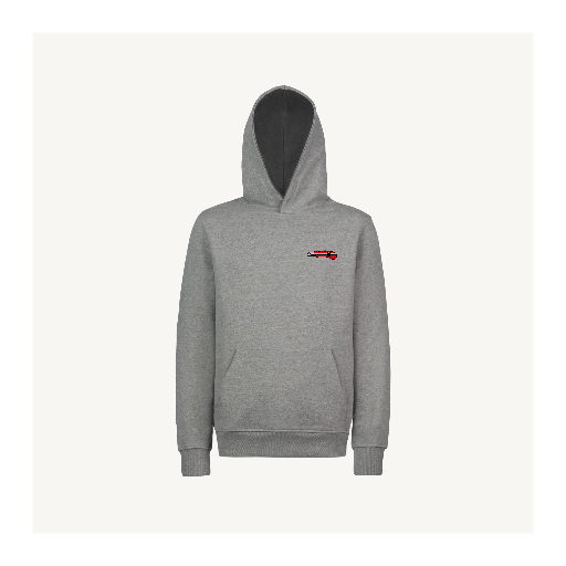 R MGH HOODIE CUTTER EMB Grey Marl Regular Hoodie.
