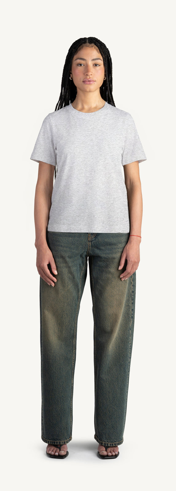 Light Grey Marl Women’s Clean Cut Tee.