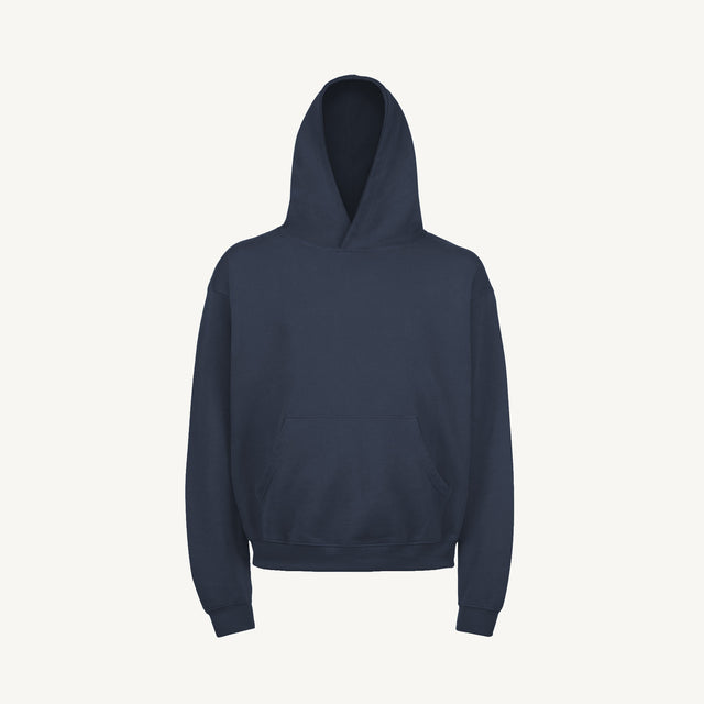 Navy Blue Ultra Heavy Oversized Hoodie.