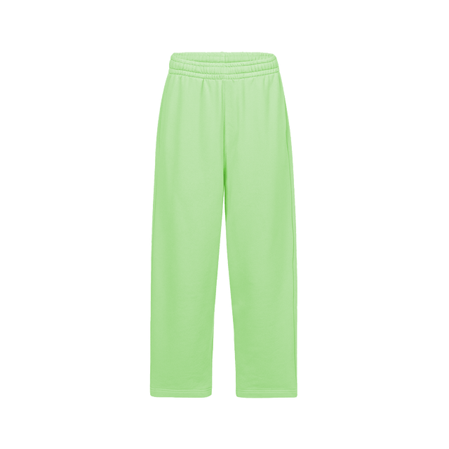 13-0220 TCX Paradise Green Straight-Leg Relaxed Sweatpants.