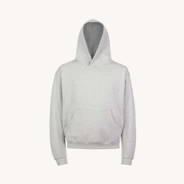 Light Grey Marl Ultra Heavy Oversized Hoodie.