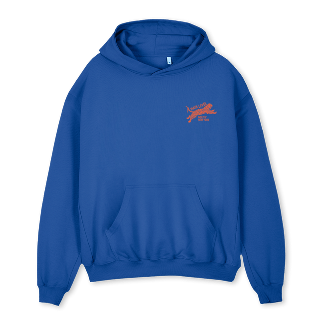 AMLCHINATOWNTIGER_CBO Cobalt Blue Oversized Hoodie