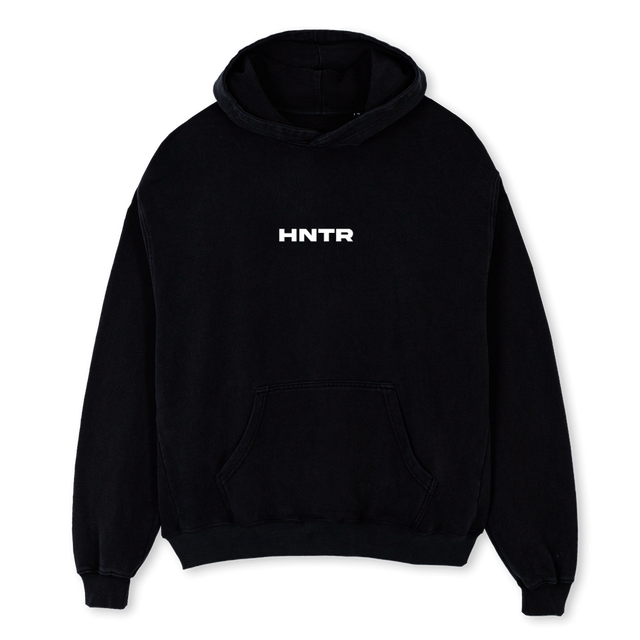 BASEANDLINE OSH Black Oversized Hoodie.