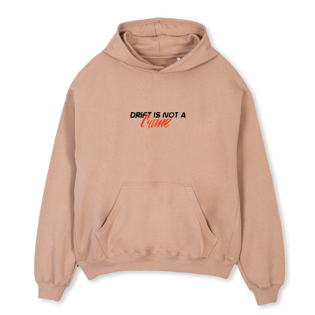 CRIME Croissant Oversized Hoodie.