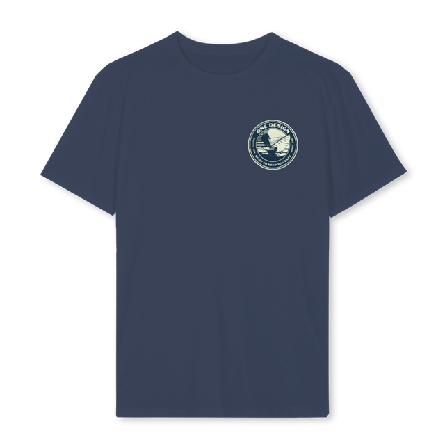 ONEDESIGNSAILBLUE Navy Blue Regular Tee.