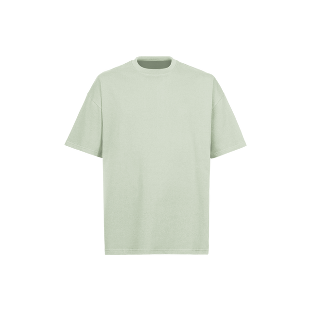 14-0114 TCX Vintage Celadon Green Oversized Tee.