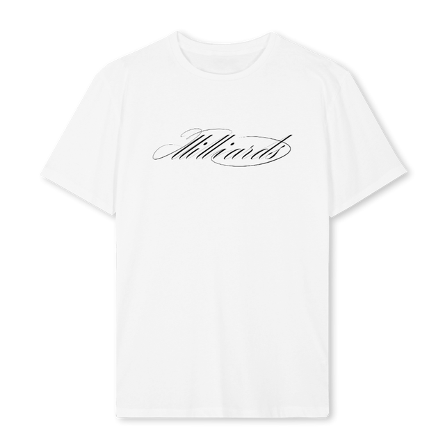MILLIARDS II White Regular Tee.