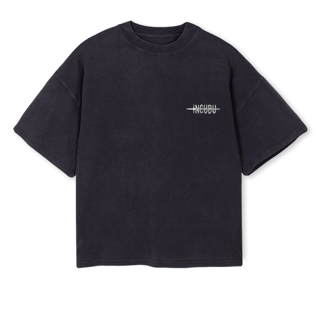 WITCHER Vintage Black Oversized Boxy Tee.