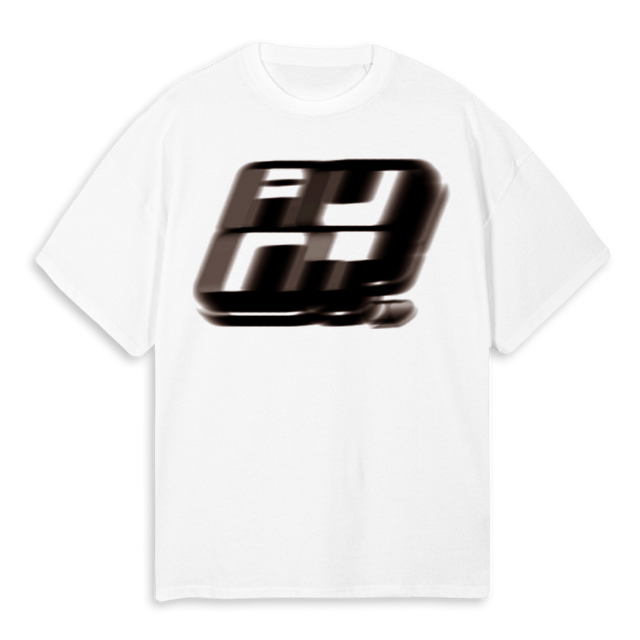 AUNTY_WH White Oversized Tee