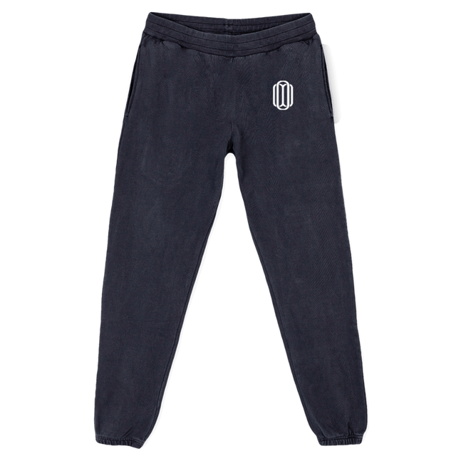 TRIPLE_SP Vintage Black Relaxed Sweatpants