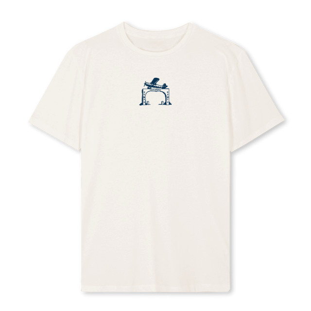 HACIENDA HAMPA Vintage White Regular Tee.