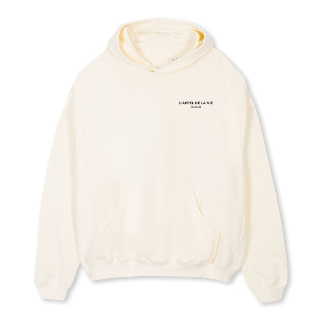 LDLV Cream Oversized Hoodie.