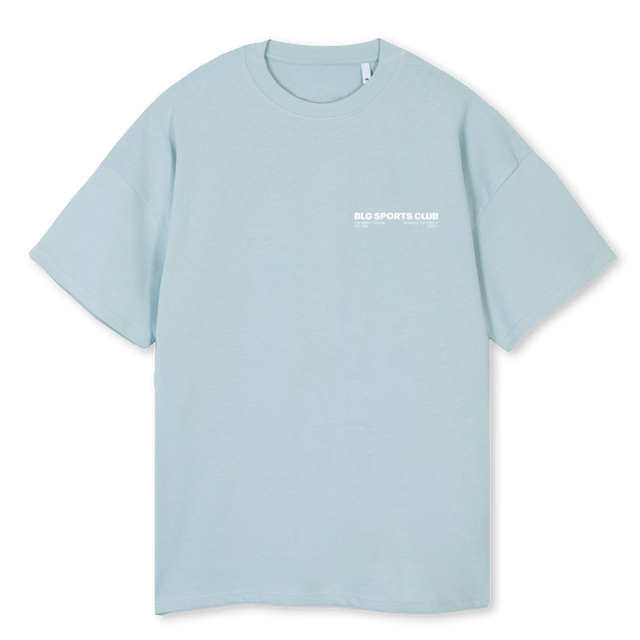 MANUEL_2 Cold Blue Oversized Tee