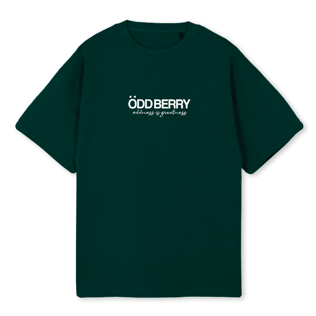ODD BERRY CAMP OSWGT Wild Green Oversized Tee.