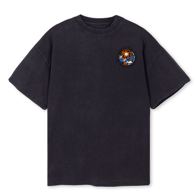 TEEFINSTA_VB Vintage Black Oversized Tee