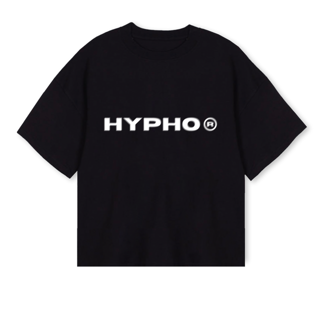 FRONTMOTIONTEE_2 Black Oversized Boxy Tee.