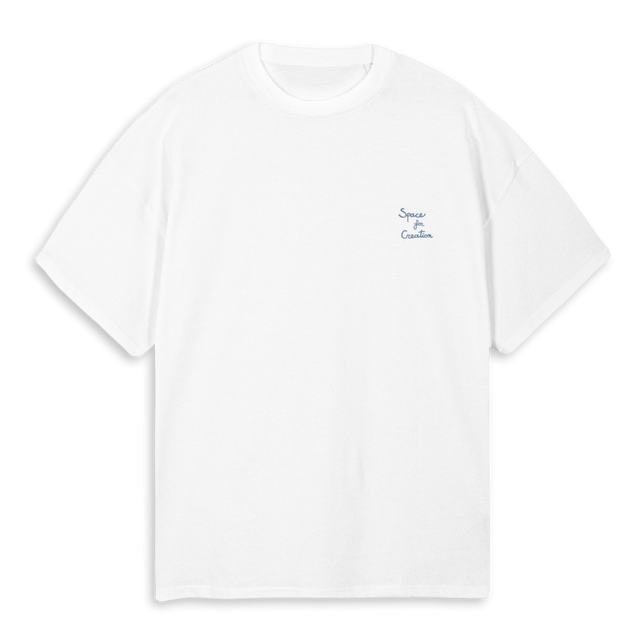 SUNDAYC_W White Oversized Tee