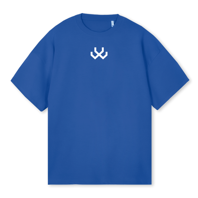 BASICS SAPPHIRE TOP Cobalt Blue Oversized Tee.
