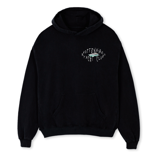 RYC CLUB HD Black Oversized Hoodie.