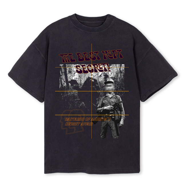 BESTKEPTSECRET Vintage Black Oversized Tee.