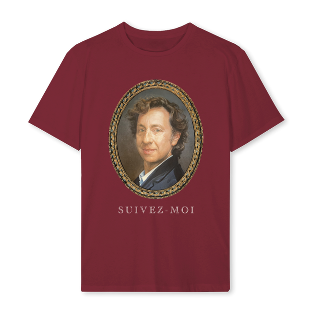COLORFUL PORTRAIT_BR Burgundy Regular Tee