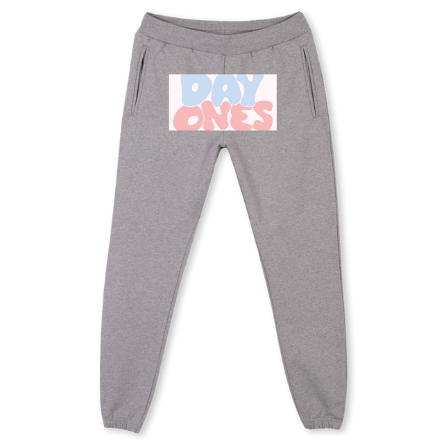 PANTS DAY ONES BC Grey Marl Sweatpants.