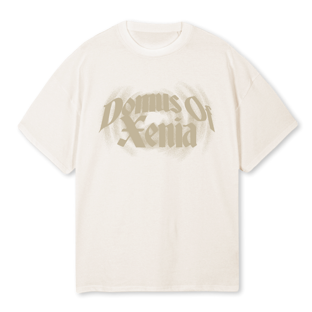 BRWN Vintage White Oversized Tee.