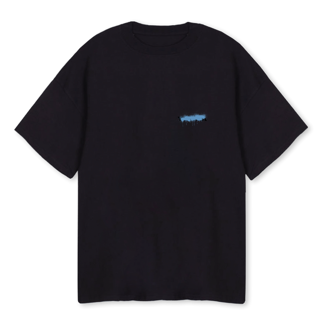 TETEBLEU Black Oversized Tee.