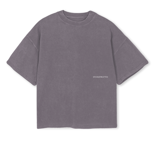 WHTEBSC_2 Pigment Grey Oversized Boxy Tee.