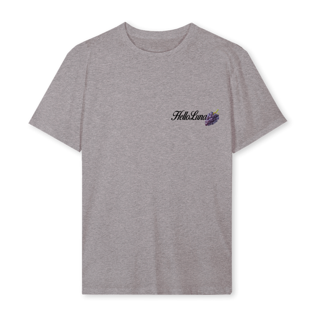 GRAPES_REG Grey Marl Regular Tee