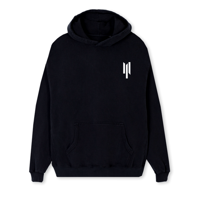 CLASICSTEE REGH Black Regular Hoodie.