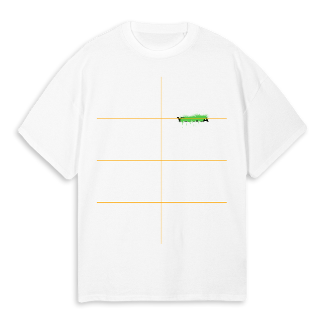 PAPIVERT White Oversized Tee.